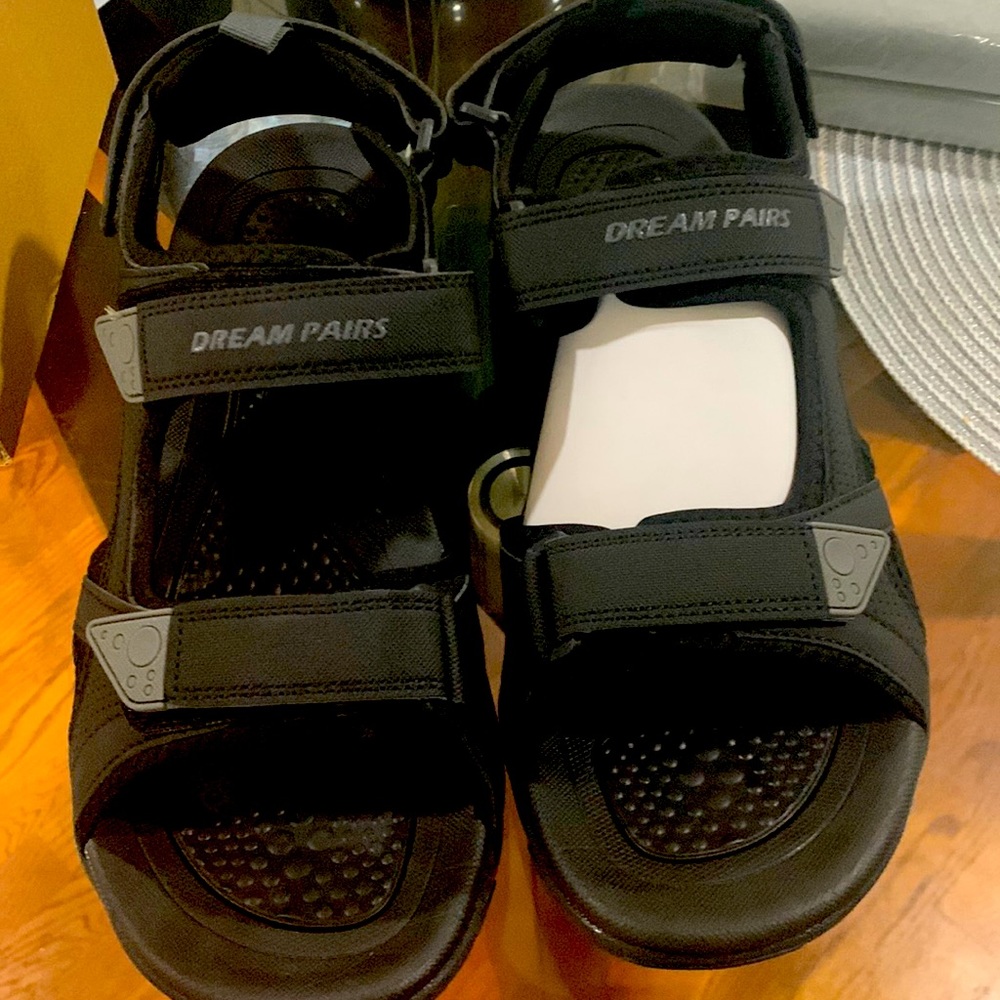 Brand new size 12 Black Dream Pairs men sandals